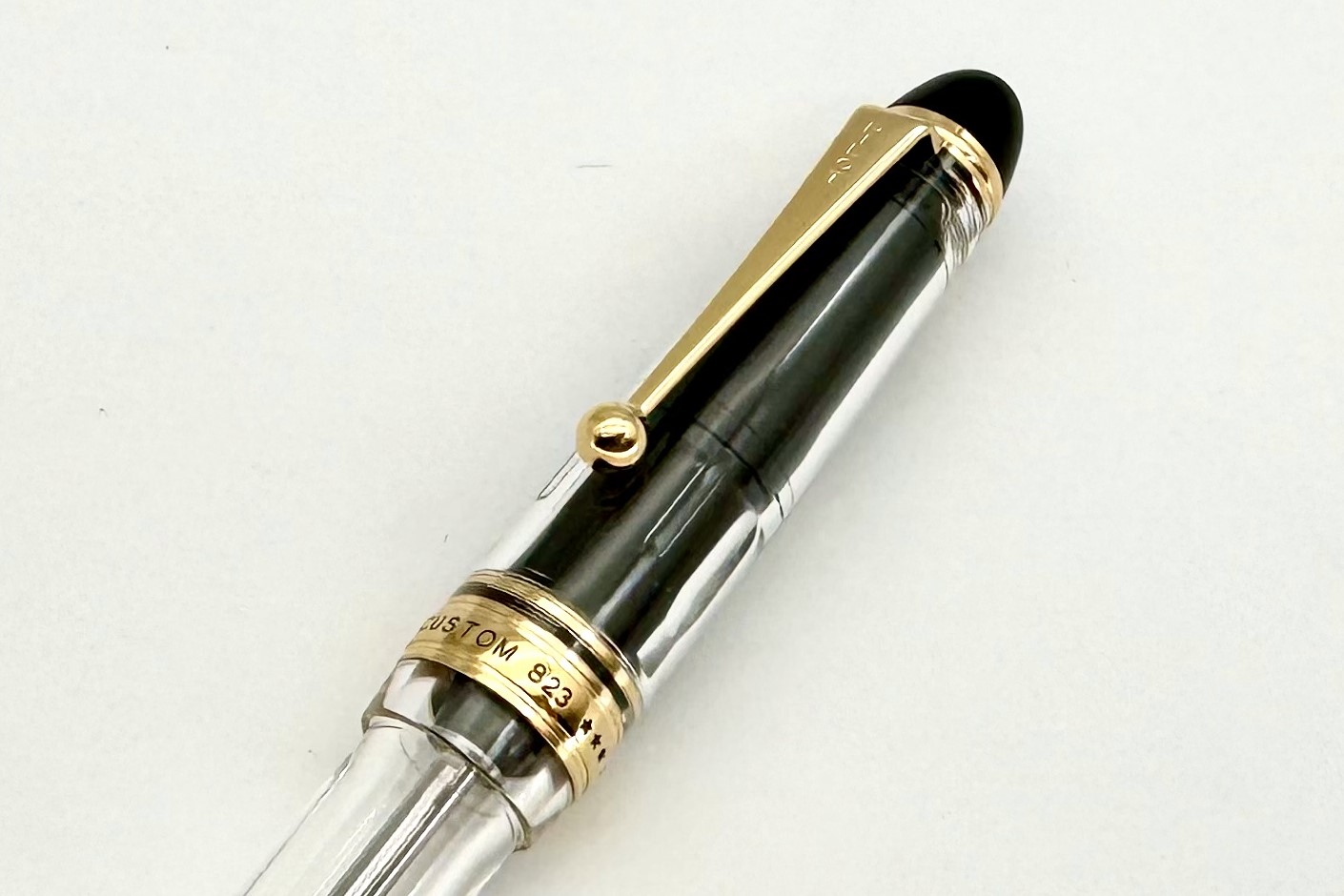 PilotCustom823ClearDemonstratorFPwithInk_G